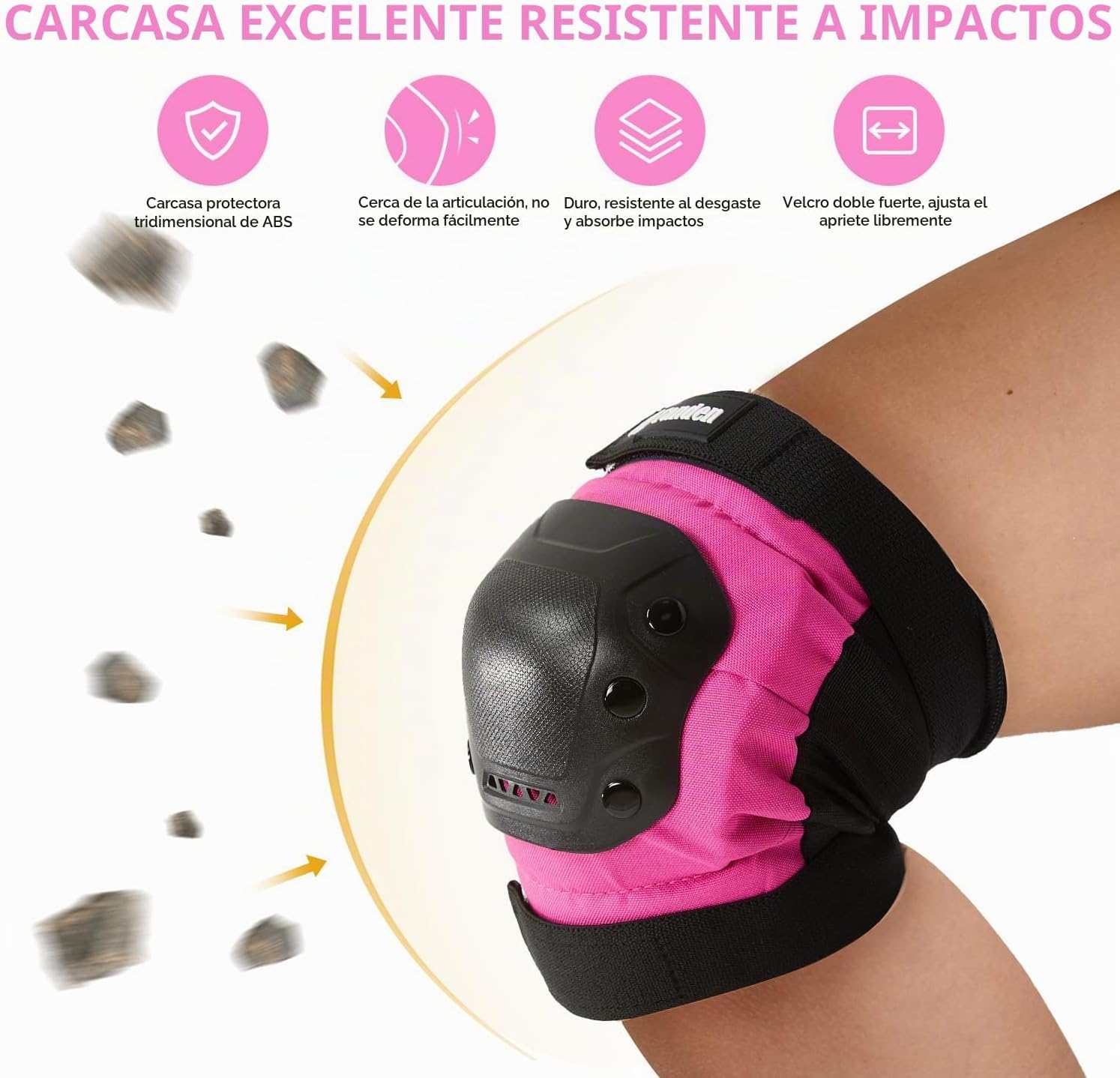 Tanden Equipo de Protección para Patineta, Juego de Almohadillas pa...