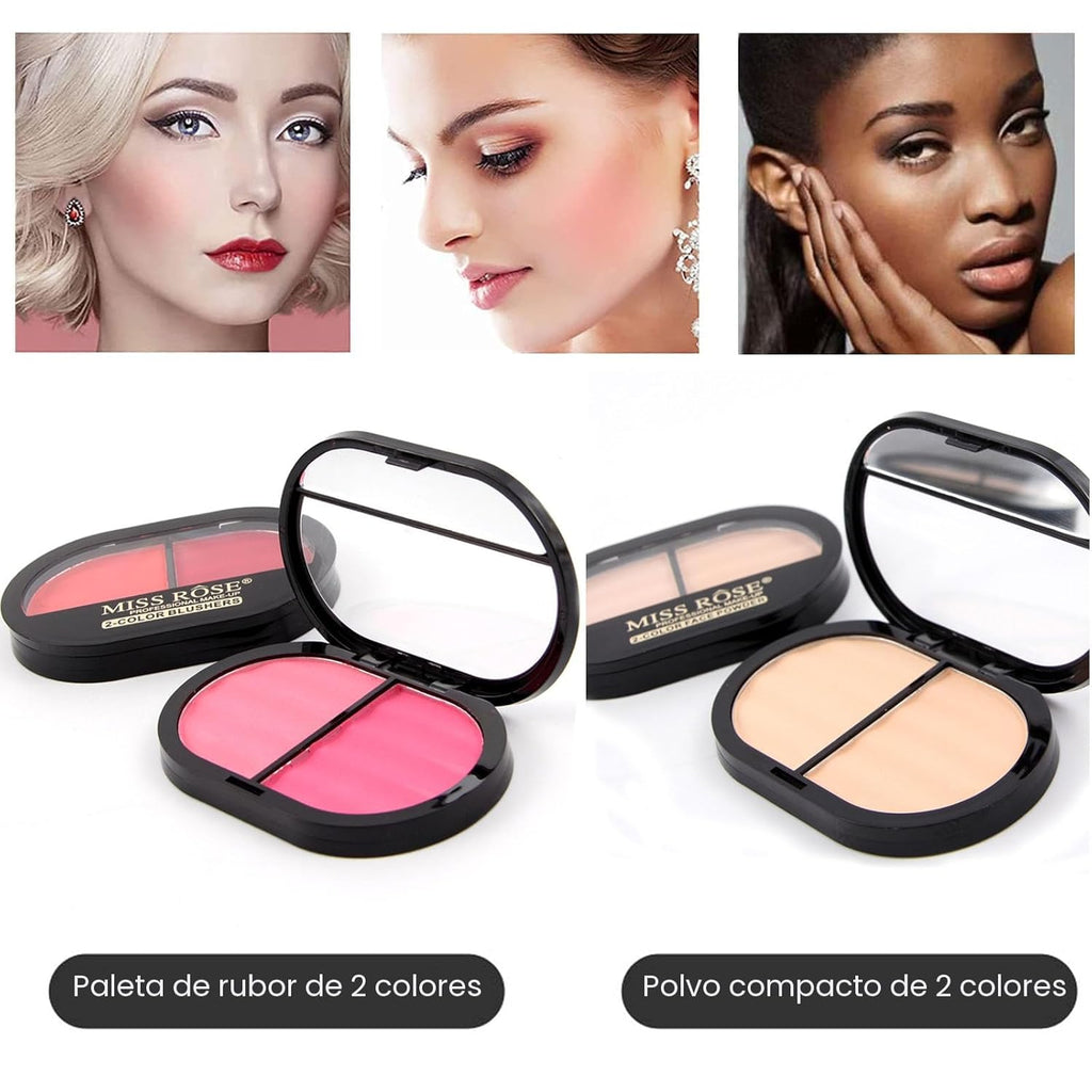 AOLIKOKO Kit de maquillaje todo en uno para mujer - Kit profesional...