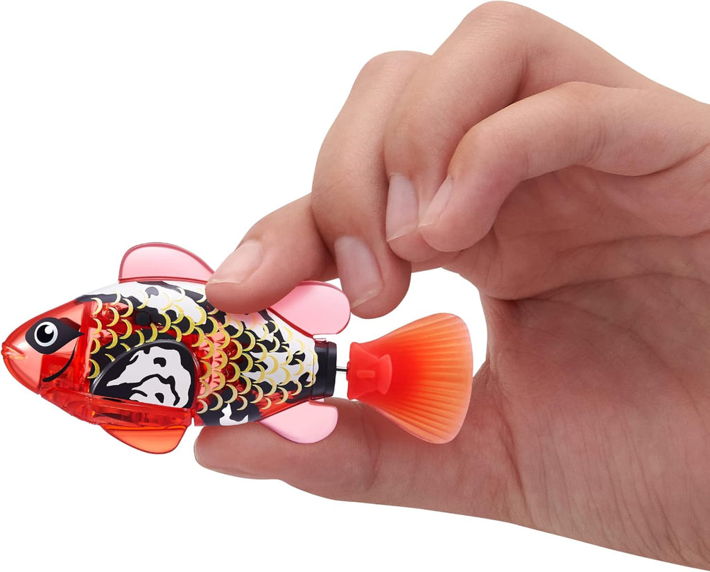 Robo Alive Robo Fish, peces robóticos de natación (Azul + Rojo) de...