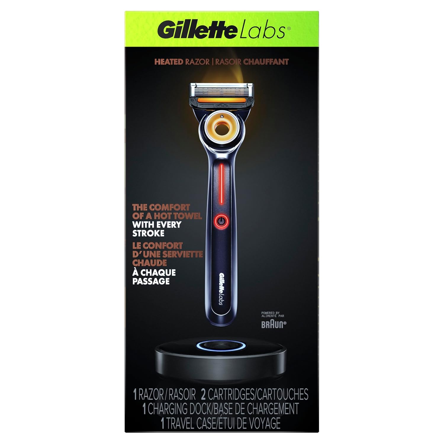 Gillette - Maquinilla de afeitar térmica para hombre, kit de afeita...