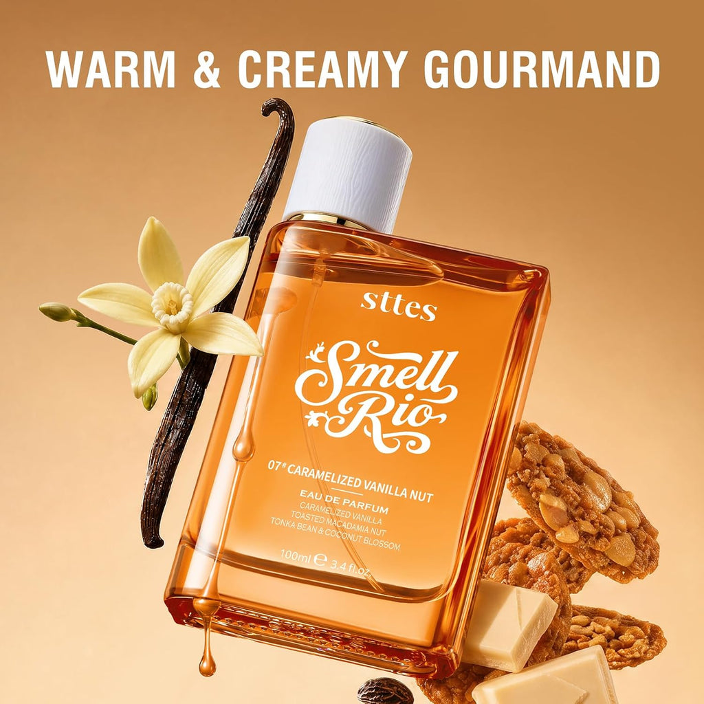 Sttes Smell Rio 07 - Perfume de vainilla caramelizada para mujer |...
