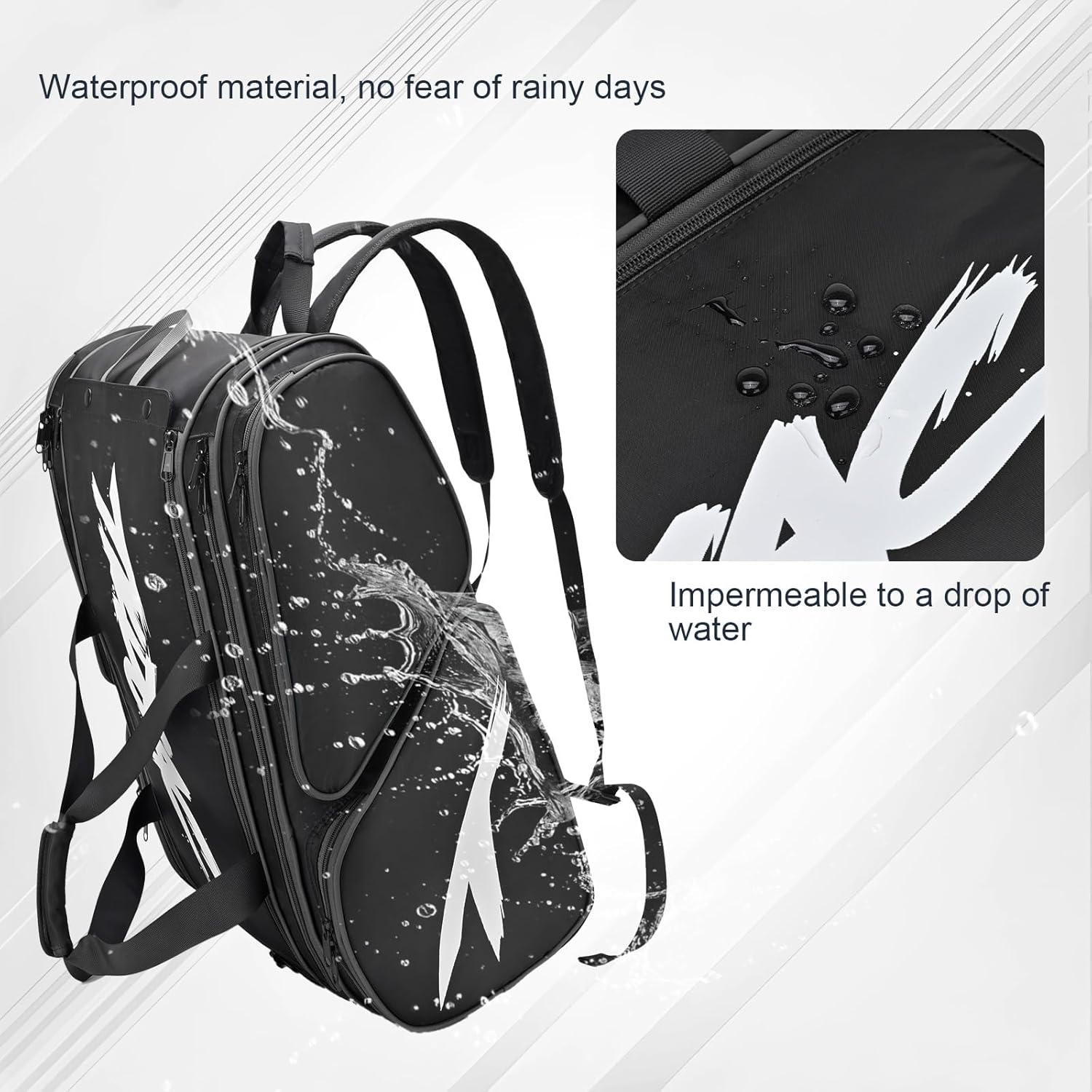 TILDOSAC Bolsa de pickleball \u2013 Bolsa grande de paleta para 4 p...