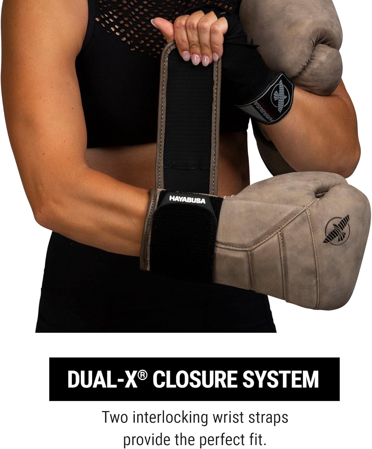 Guantes de boxeo de cuero Hayabusa T3 LX para hombres y mujeres par...