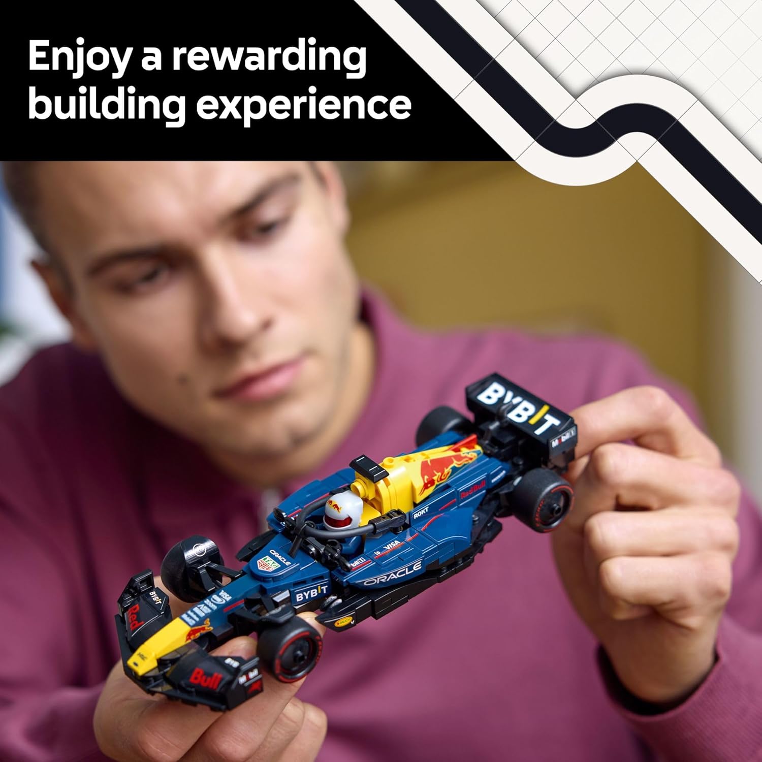 LEGO Speed Champions Oracle Red Bull Racing RB20 F1 modelo de coche...