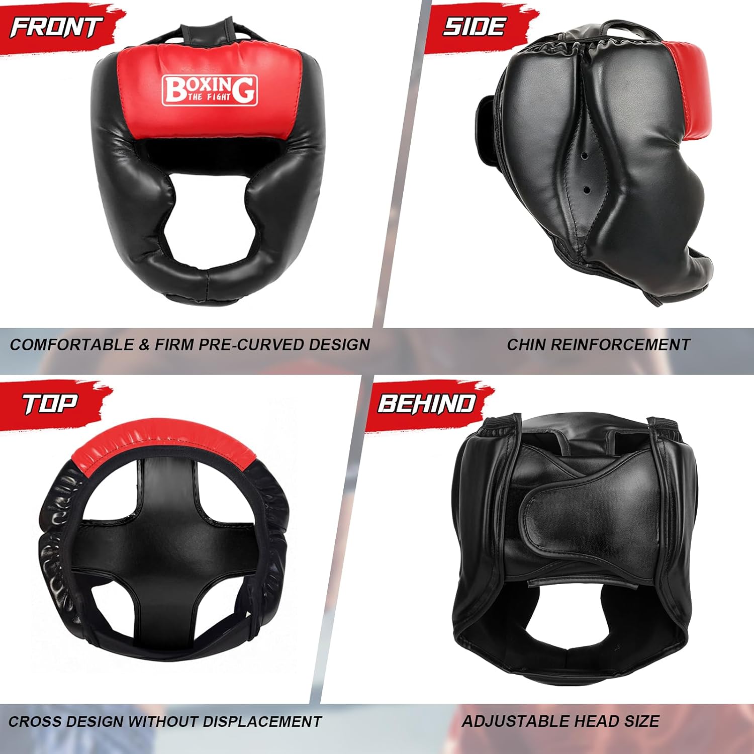 YORWHIN Protector de cabeza de combate con guantes - Casco de segur...