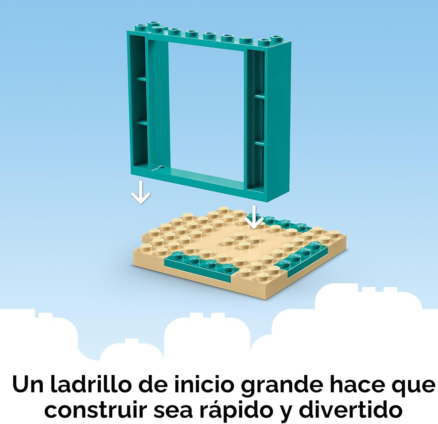 LEGO Bluey Patio de Juego Divertido con Bluey y Chloe Bloques de Co...