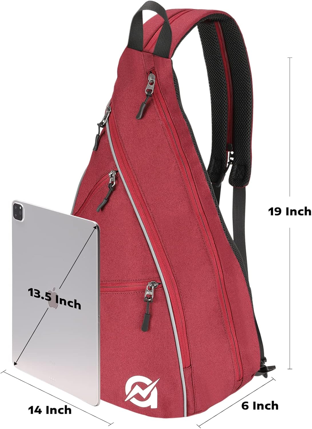 A11N SPORTS Bolsa de Pickleball, Bandolera Reversible con Correa Cr...