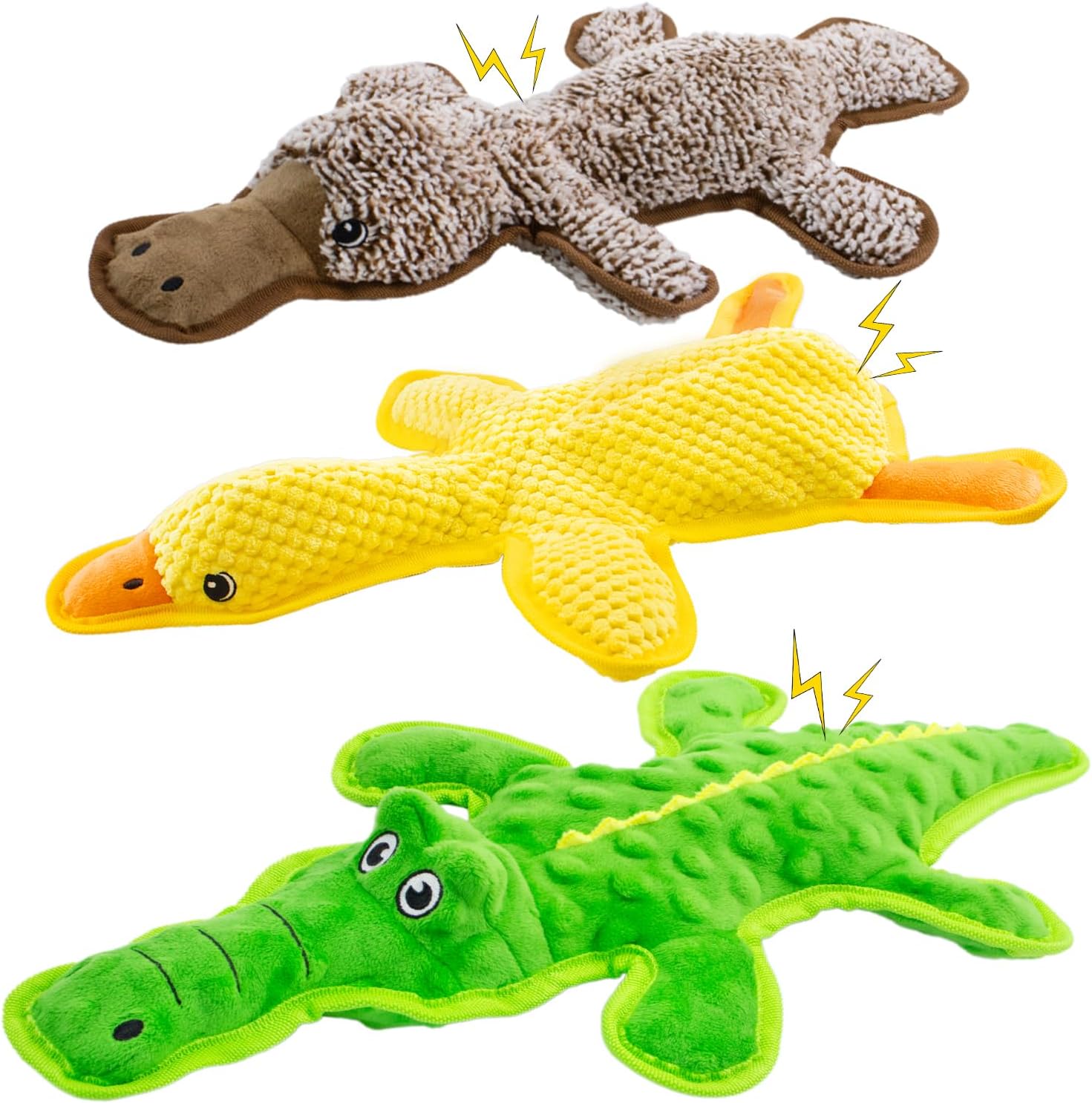 MAOOOOB Juguetes para perros con sonido de chasquido sin relleno -...