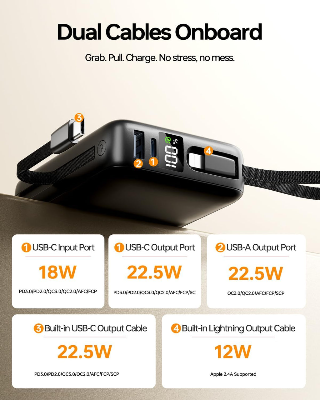 IGGPBB Cargador Portátil 50000mAh Power Bank, Cargador de Teléfono...
