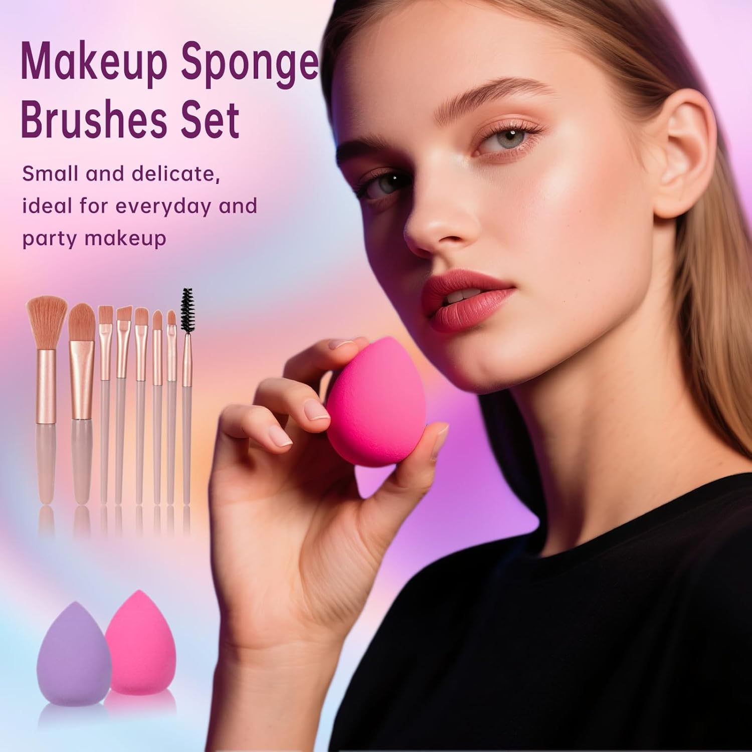 Kit de maquillaje para mujeres adolescentes, kit completo de maquil...