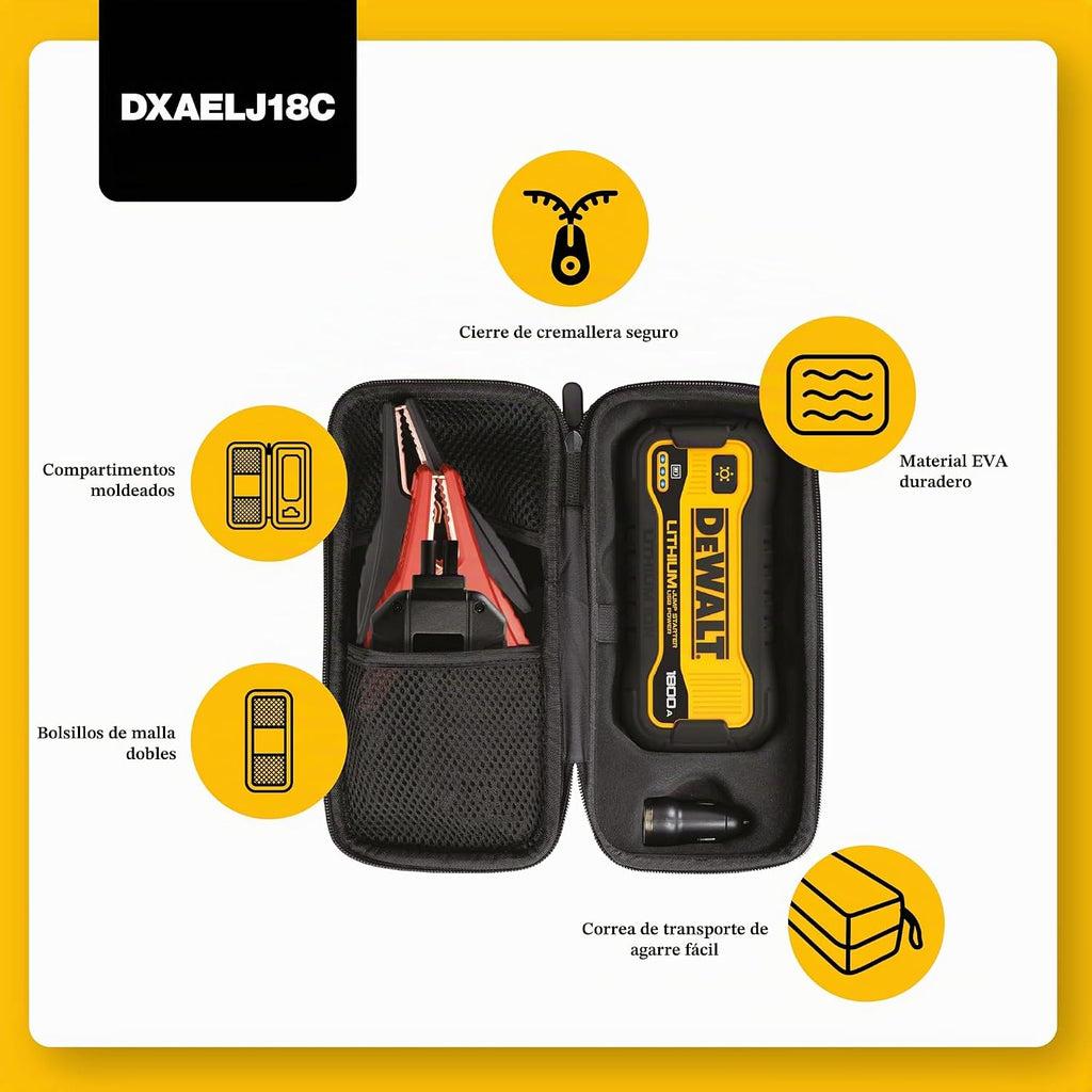 DeWalt DXAELJ18C Arrancador de salto de 1800 amperios de pico | Ión...