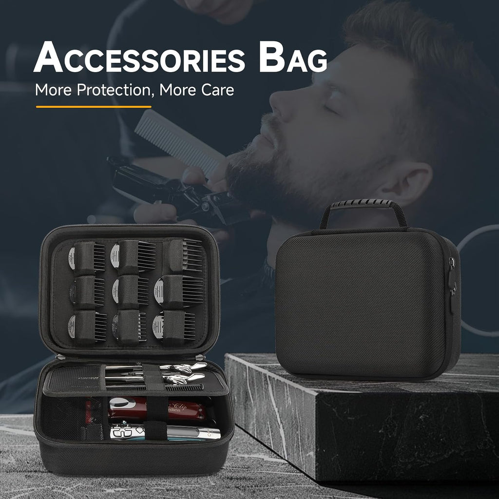 MOSLA Estuche duro para accesorios de peluquero para cortar el cabe...