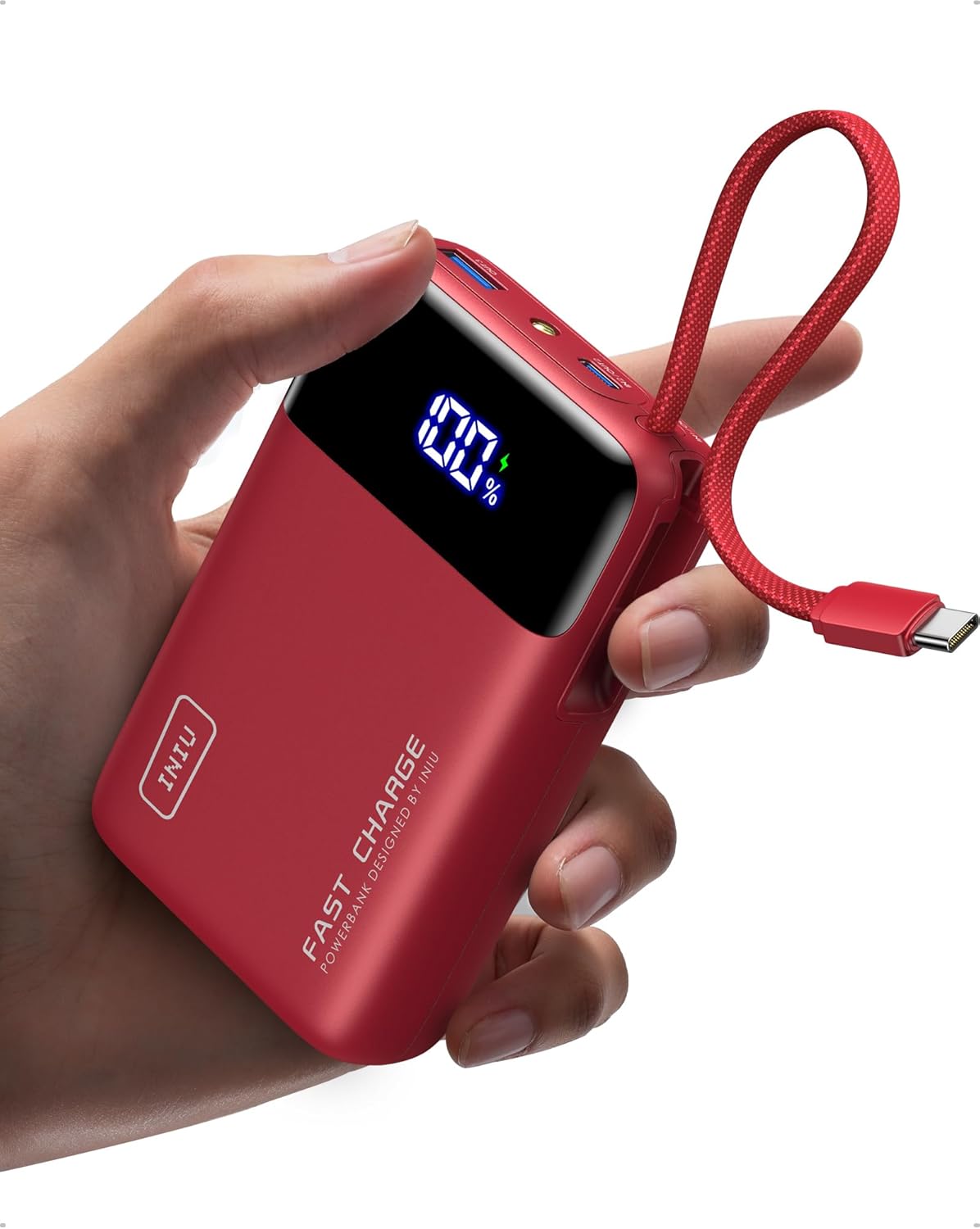 INIU Cargador portátil, batería externa compacta de 20000mAh con ca...