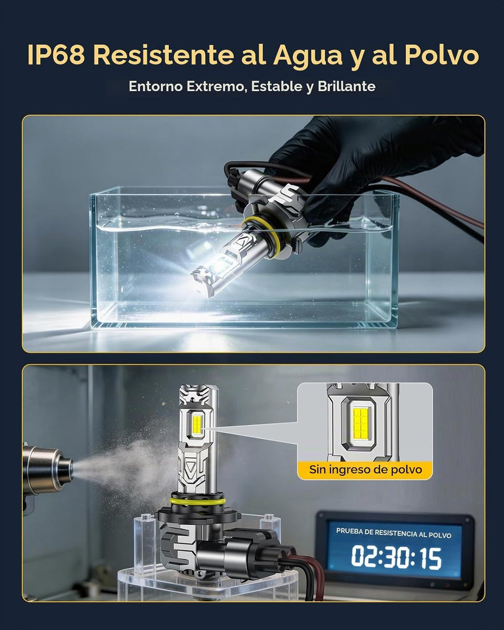 ZonCar Bombillas 9005, 8 luces ultra brillantes HB3 9005, bombillas...