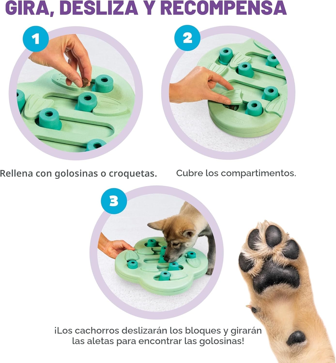Outward Hound por Nina Ottosson - Juguete para cachorros de rompeca...