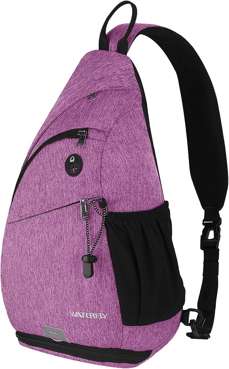 WATERFLY - Mochila de bandolera pequeña con asa para hombres y muje...