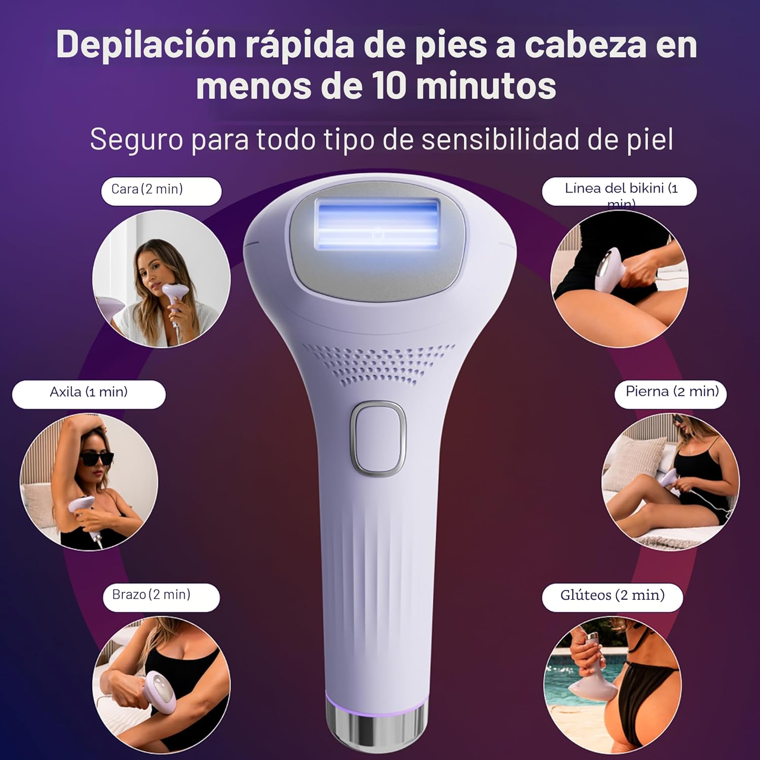 MICHAEL TODD Beauty: dispositivo de depilación láser IPL LUMOS para...