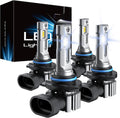 RCJ Combo de bombillas 9005 9006, 600% de brillo 9005\/HB3 9006\/HB...