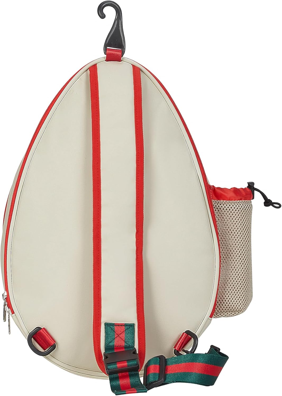 Uriyesobida Mochila de Tenis Cruzada de un Hombro de PU Blanco para...