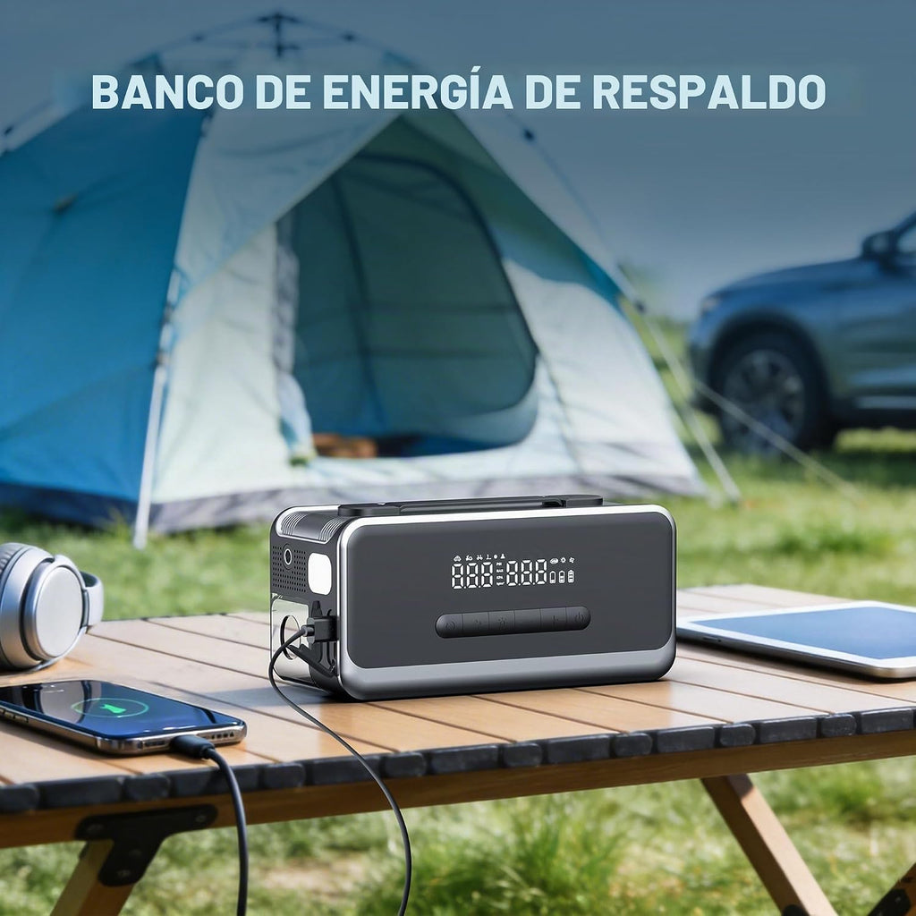 Compresor de aire portátil para inflador de neumáticos con arrancad...