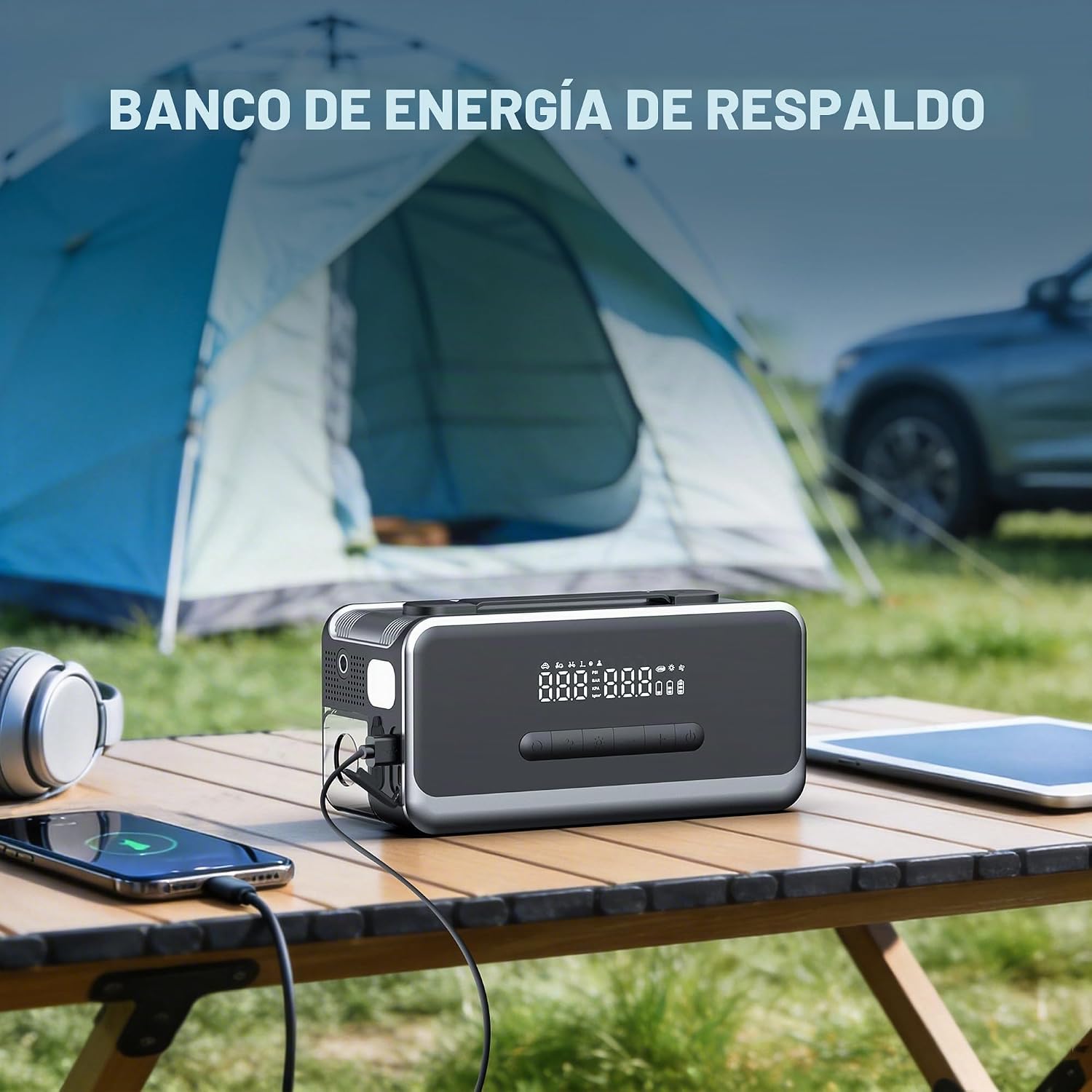 Compresor de aire portátil para inflador de neumáticos con arrancad...