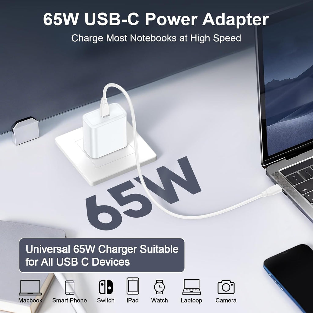 Cargador súper rápido tipo C de 65 W para Samsung Galaxy S26 Ultra...