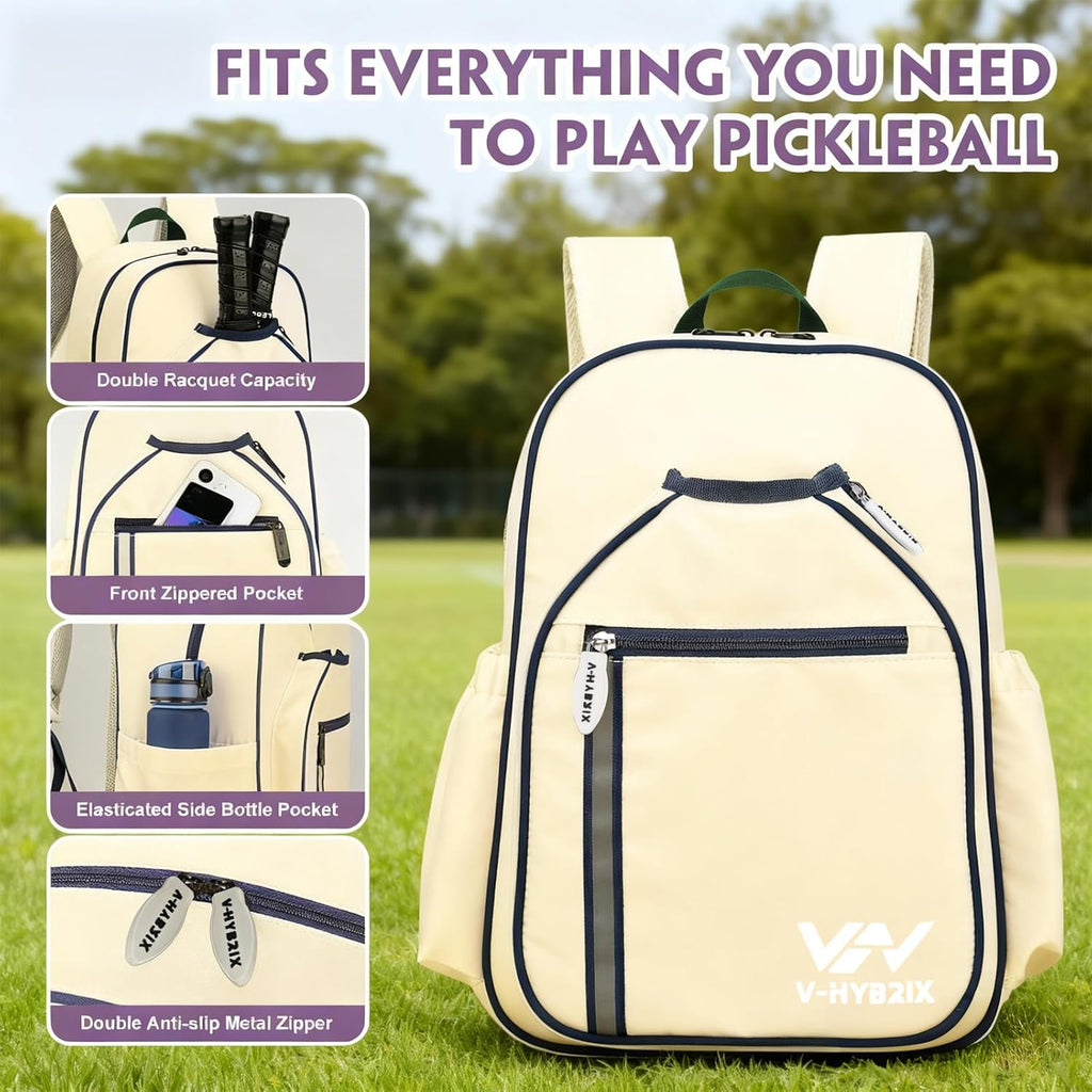 VHYBRIX Bolsas de pickleball, mochila impermeable de lujo de 30 lit...