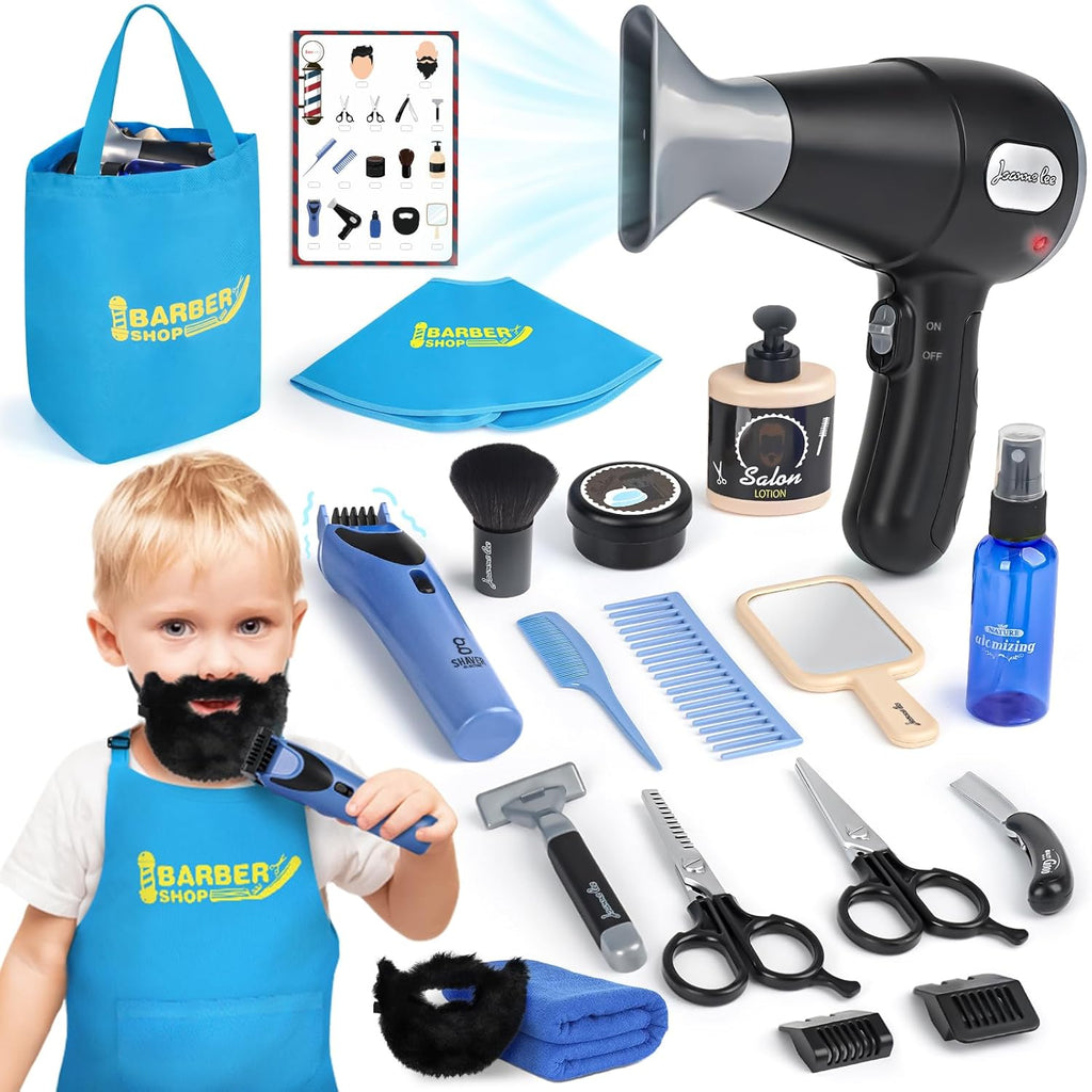 Juego de simulación de peluquería, juguetes de peluquería para niño...
