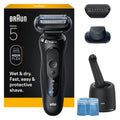 Braun Maquinilla de afeitar eléctrica para hombres Serie 5, afeitad...