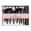 e.l.f. Ultimate - Juego de brochas de maquillaje y rollo de viaje,...