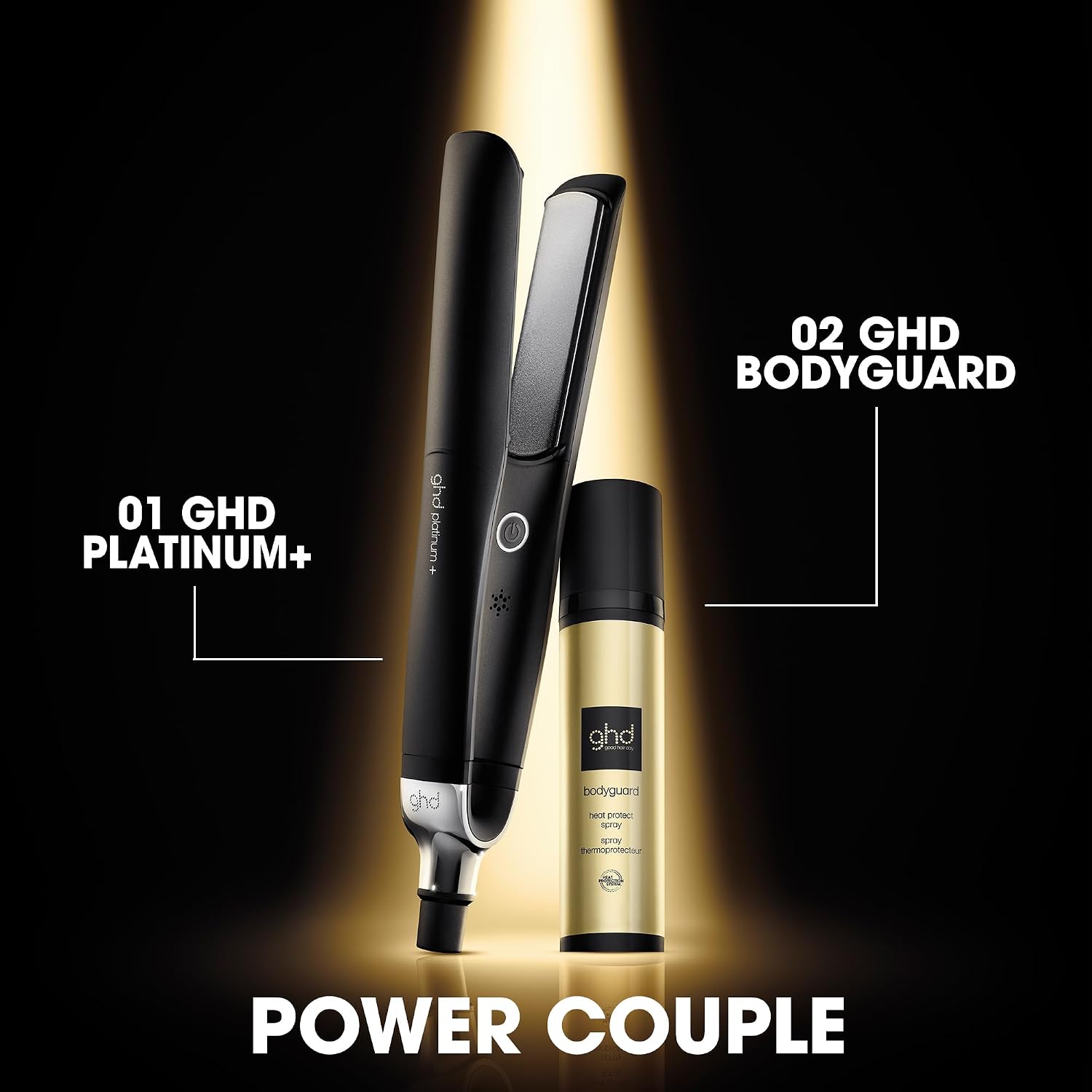 Plancha de pelo ghd Platinum+ Styler \u2015 de 1", herramienta prof...