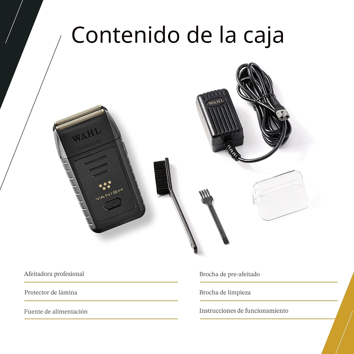 Wahl Professional Afeitadora 5 Star Vanish, inalámbrica, batería de...