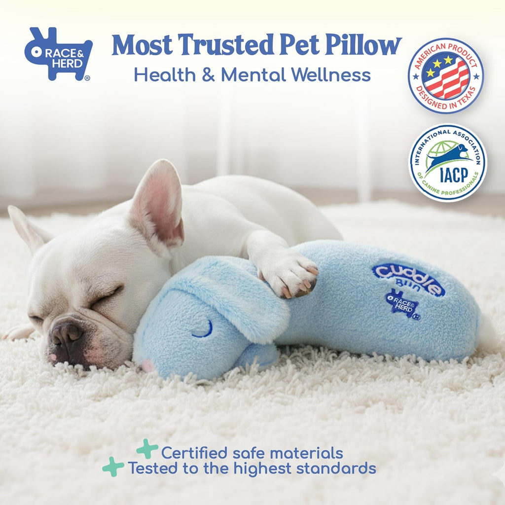 Race&amp;Herd CuddleBun - Juguete para cachorros con latido del cor...