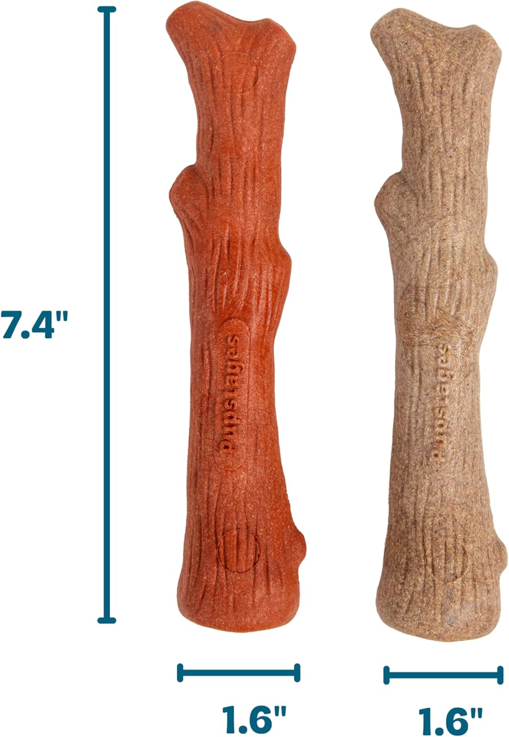 Outward Hound Dogwood - Juguetes masticables duraderos para perros,...