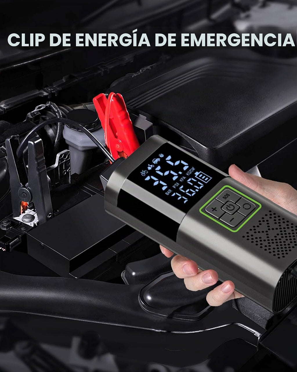 TEMOLA Arrancador portátil del arrancador del arrancador del coche,...