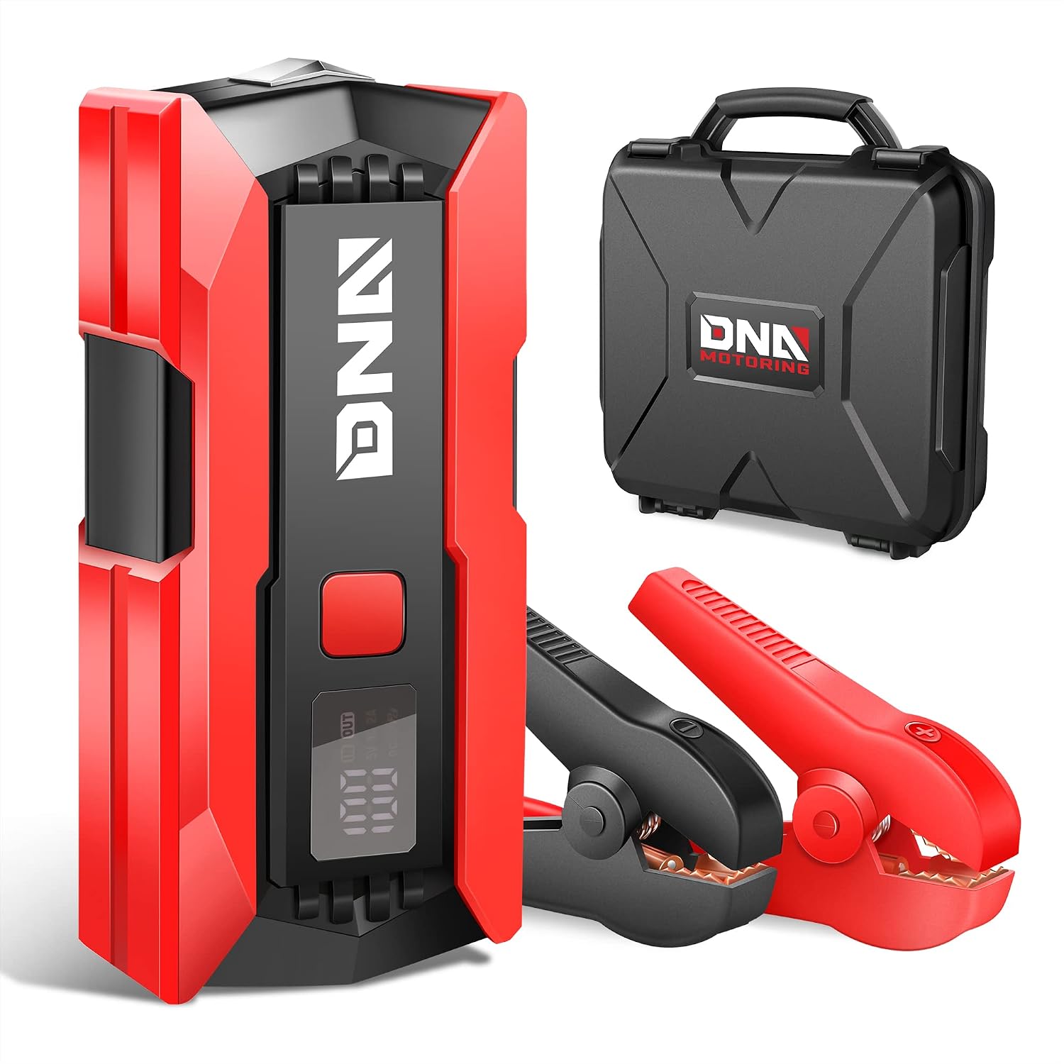 DNA Motoring Batería de coche portátil multifunción de 12 V 2000 A...