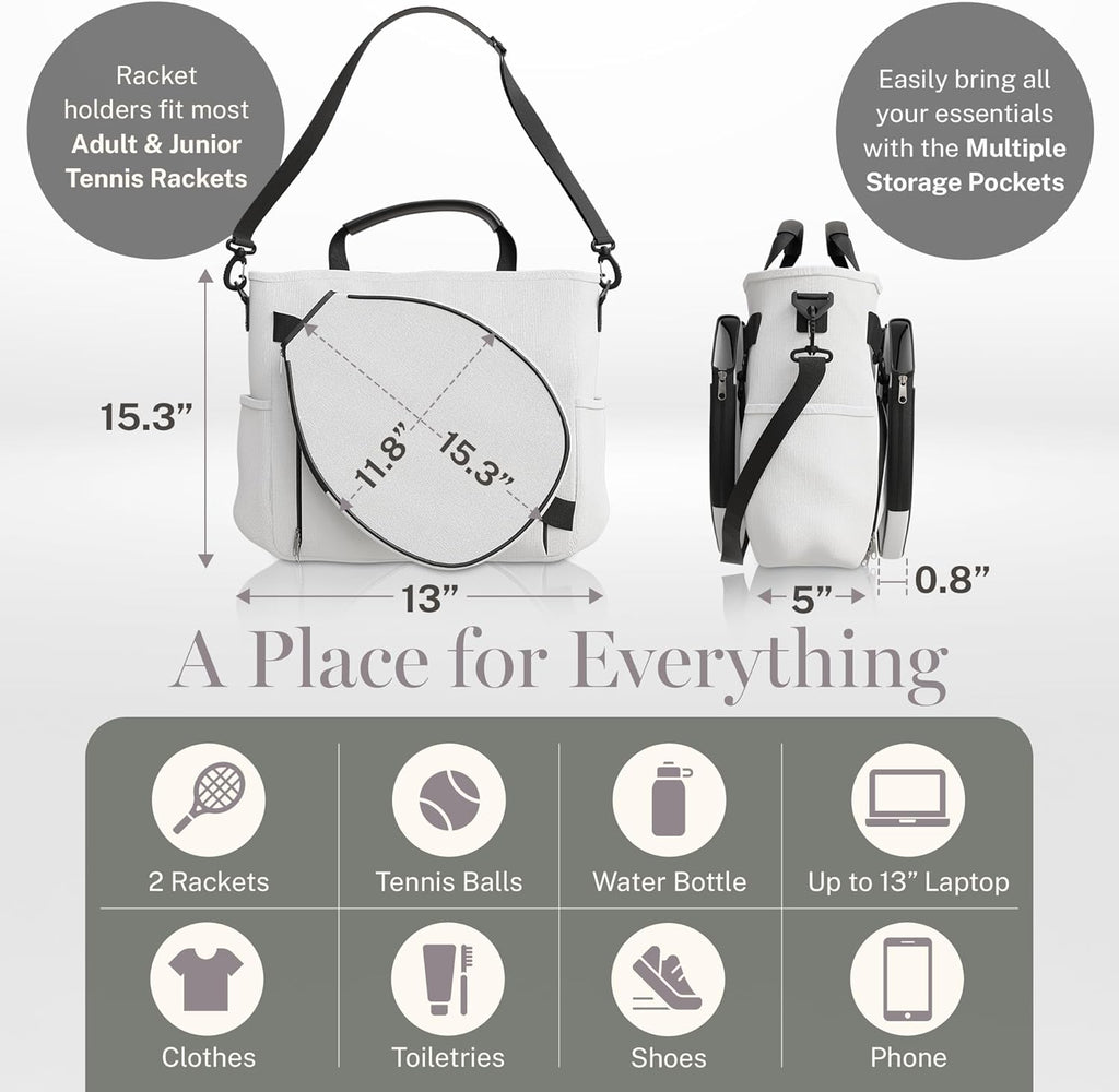 Acewell Athletics Bolsas de tenis para mujeres y hombres \u2013 Ele...