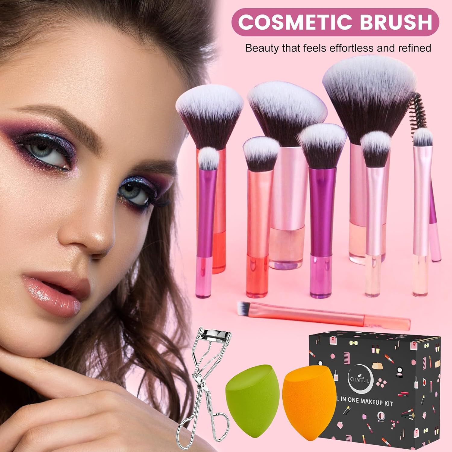 Kit de maquillaje todo en uno para mujer, kit completo, juego de re...