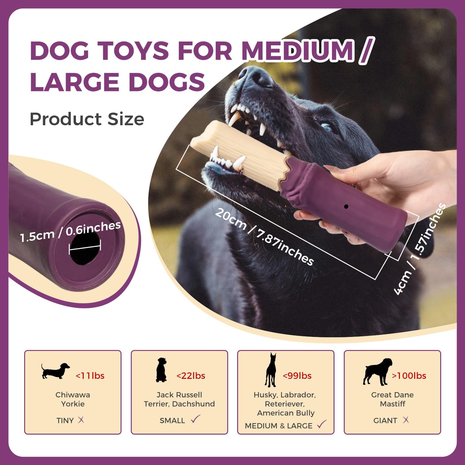 Juguetes para perros para masticadores agresivos - Juguetes mastica...