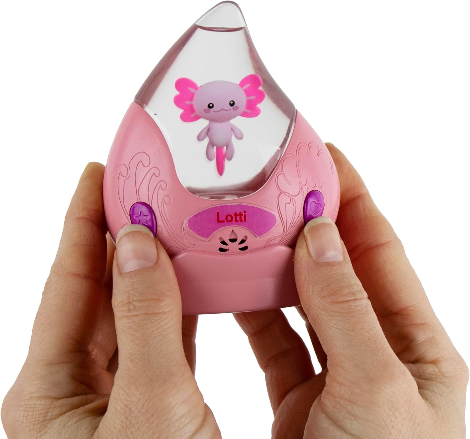 Aqua Pets Lotti \u2013 Super-Cute Axolotl Interactive Floating Wate...