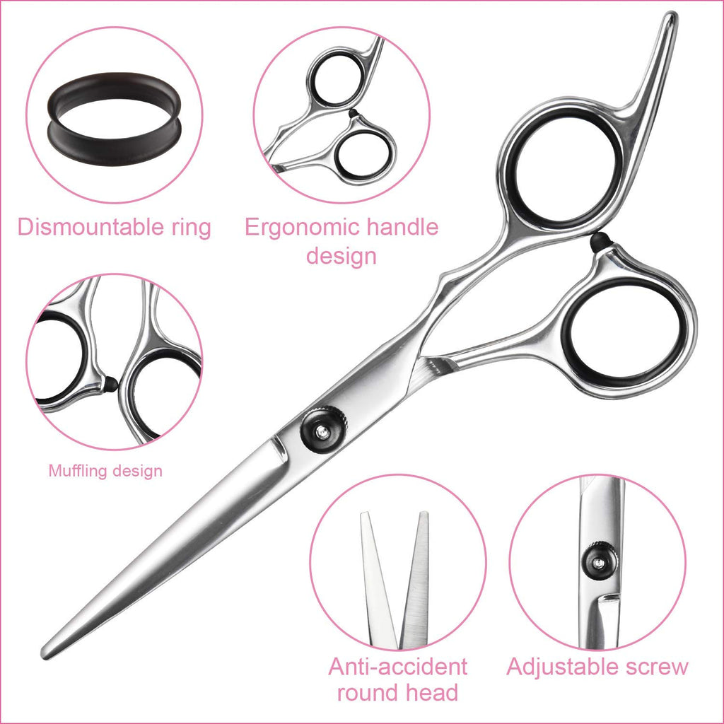 Fcysy Tijeras de corte de cabello, tijeras de peluquería profesiona...