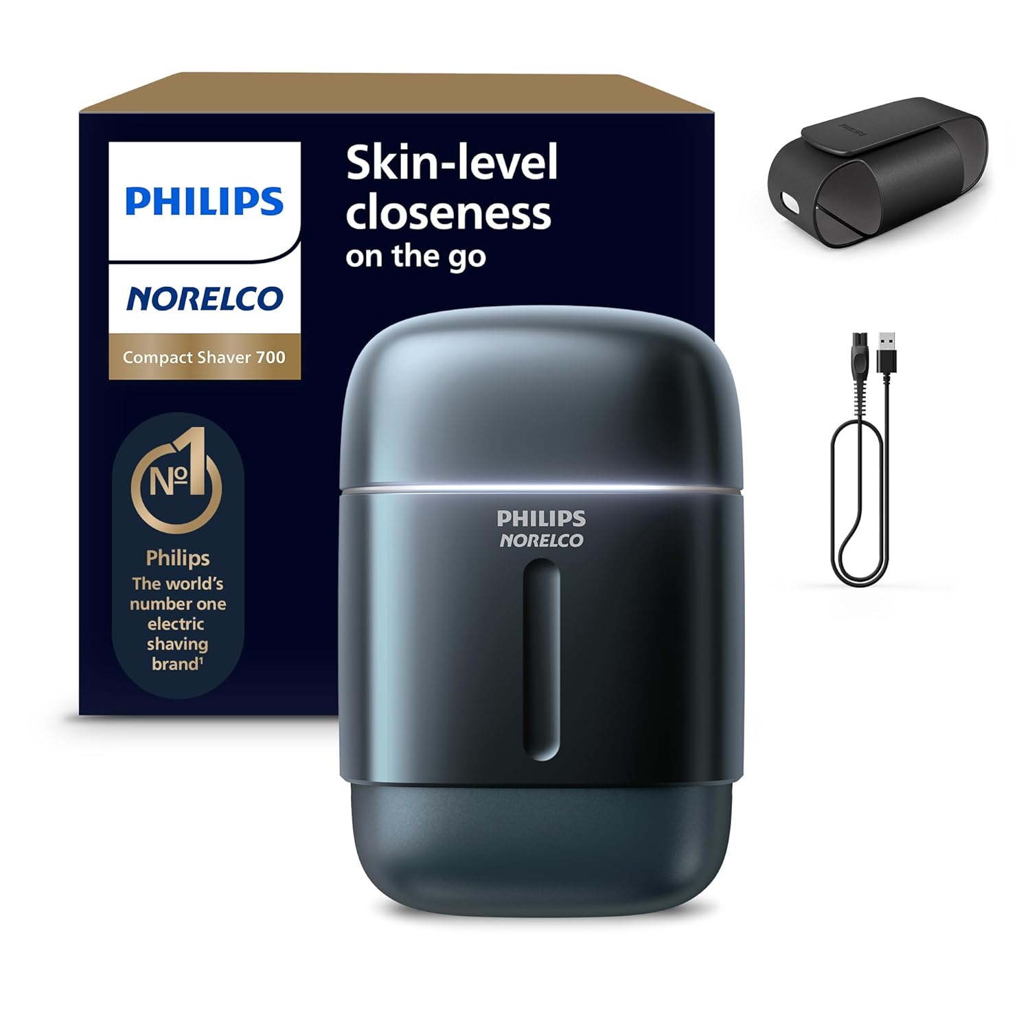 Philips Norelco Shaver serie 700 - Afeitadora eléctrica compacta, s...