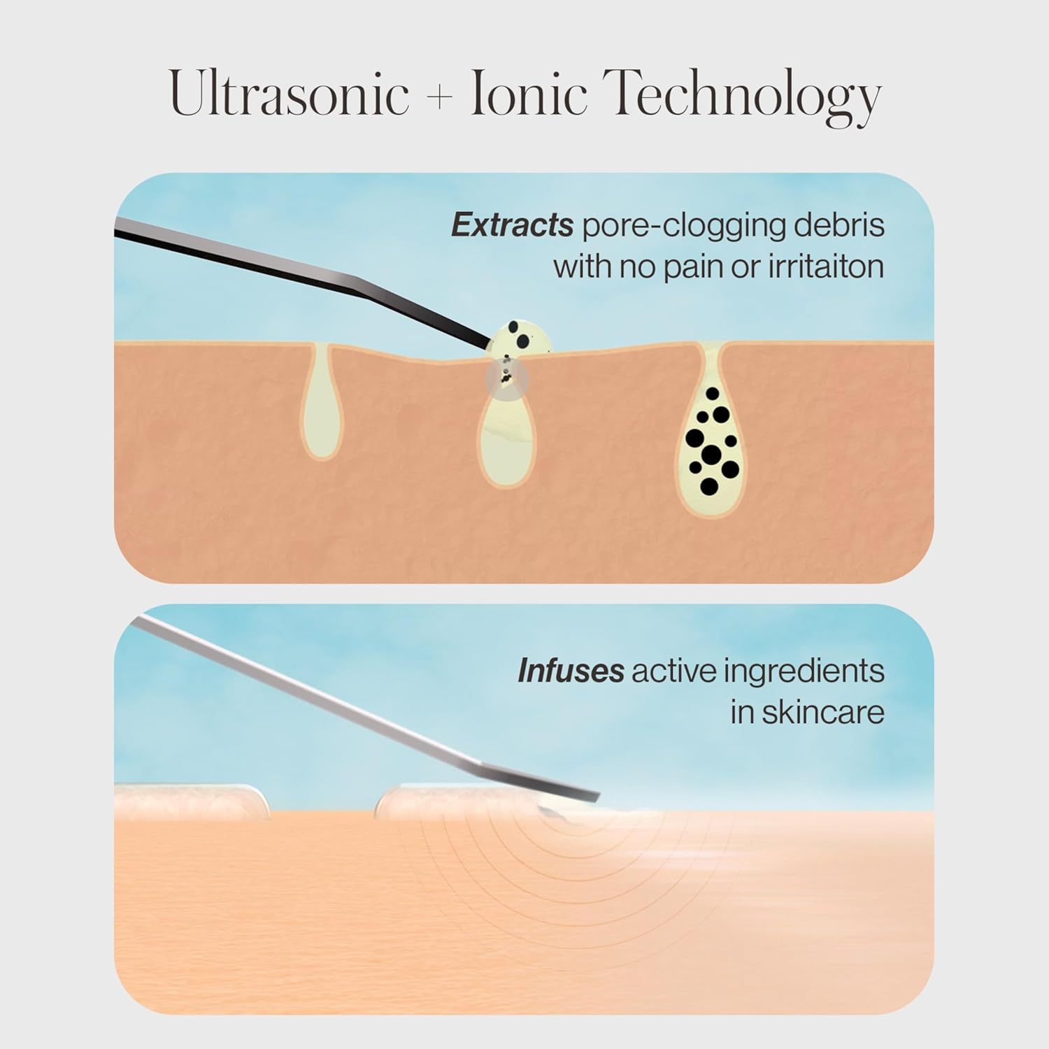 DERMAFLASH DERMAPORE+ Dispositivo de cuidado de la piel, extractor...