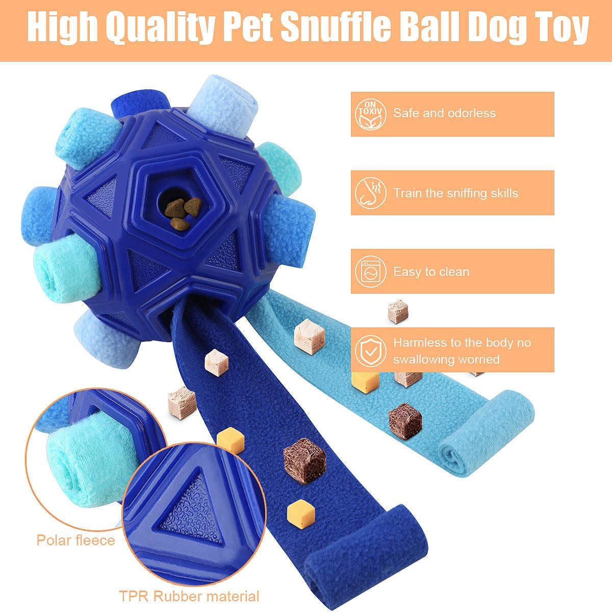 Petration Pelota Olfateadora para Perros - Juguetes Interactivos de...