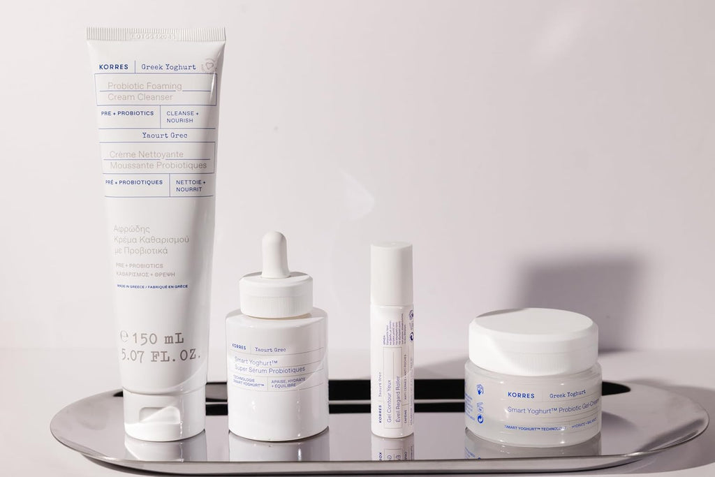 KORRES Kit facial de proteínas, ritual de 4 pasos con limpiador esp...