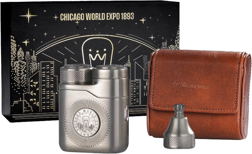 Westinghouse Afeitadora eléctrica giratoria portátil para hombre, c...