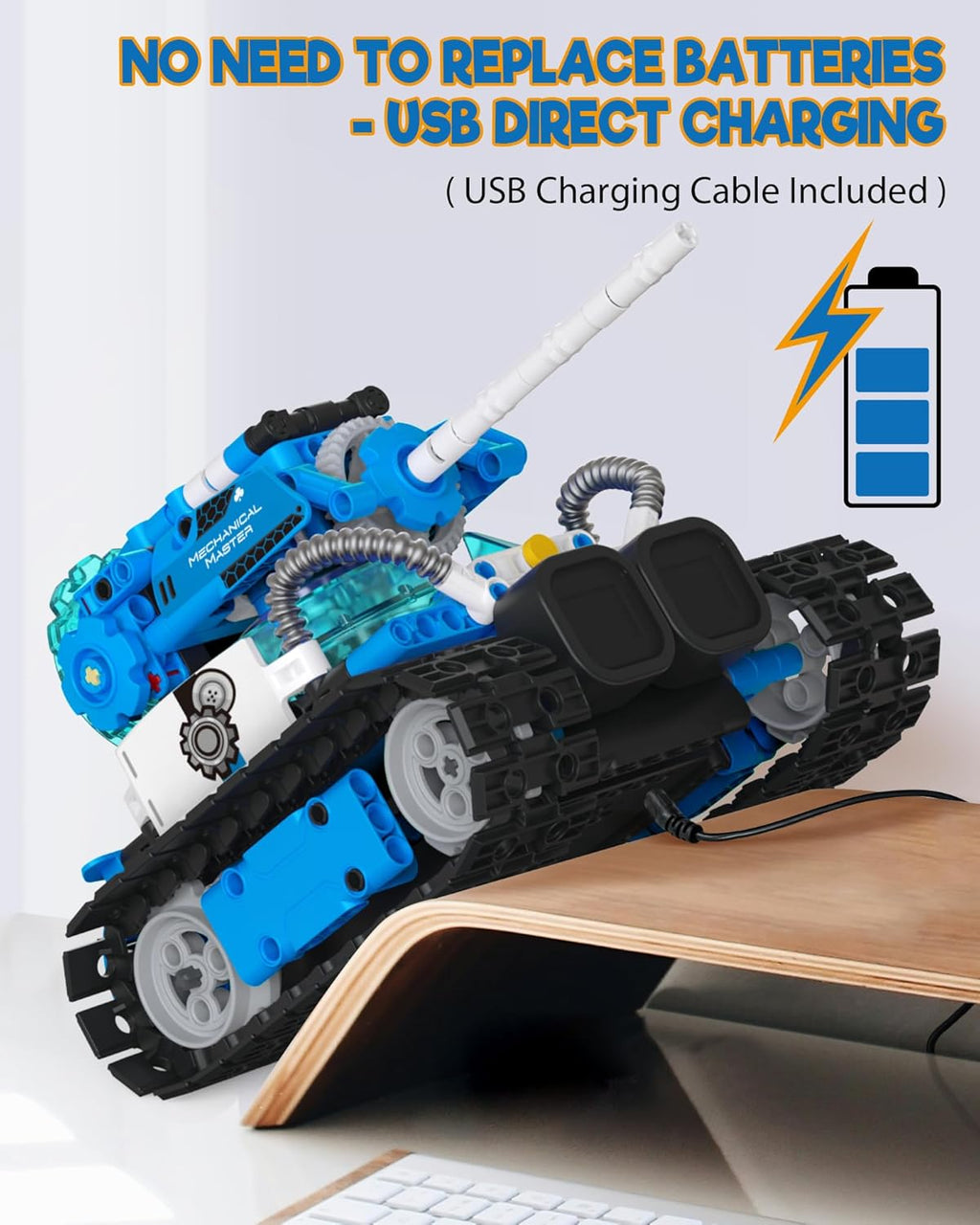 Opmind Juguetes de construcción de robot STEM 5 en 1 para niños de...
