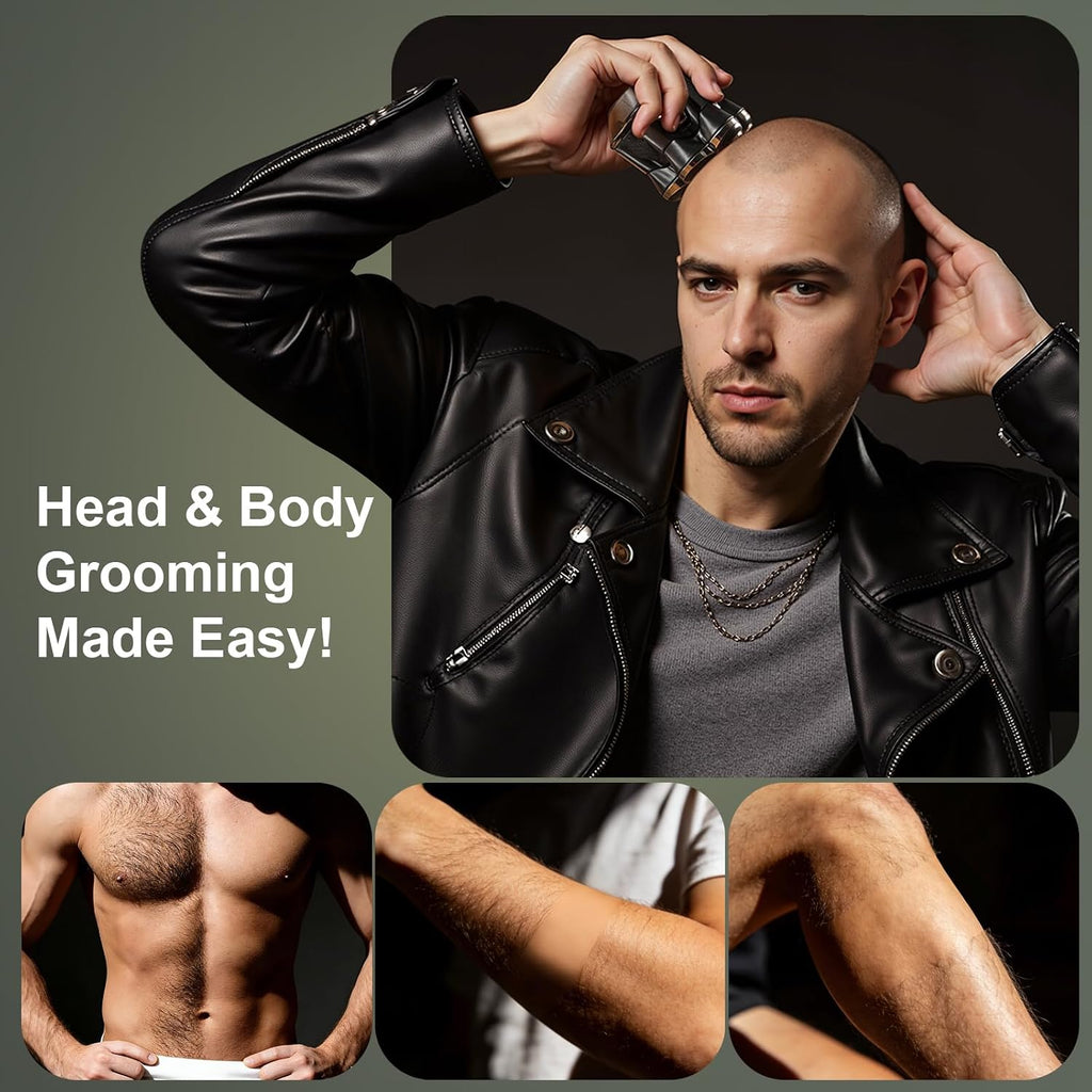 Afeitadoras de cabeza para hombres calvos: maquinilla de afeitar el...