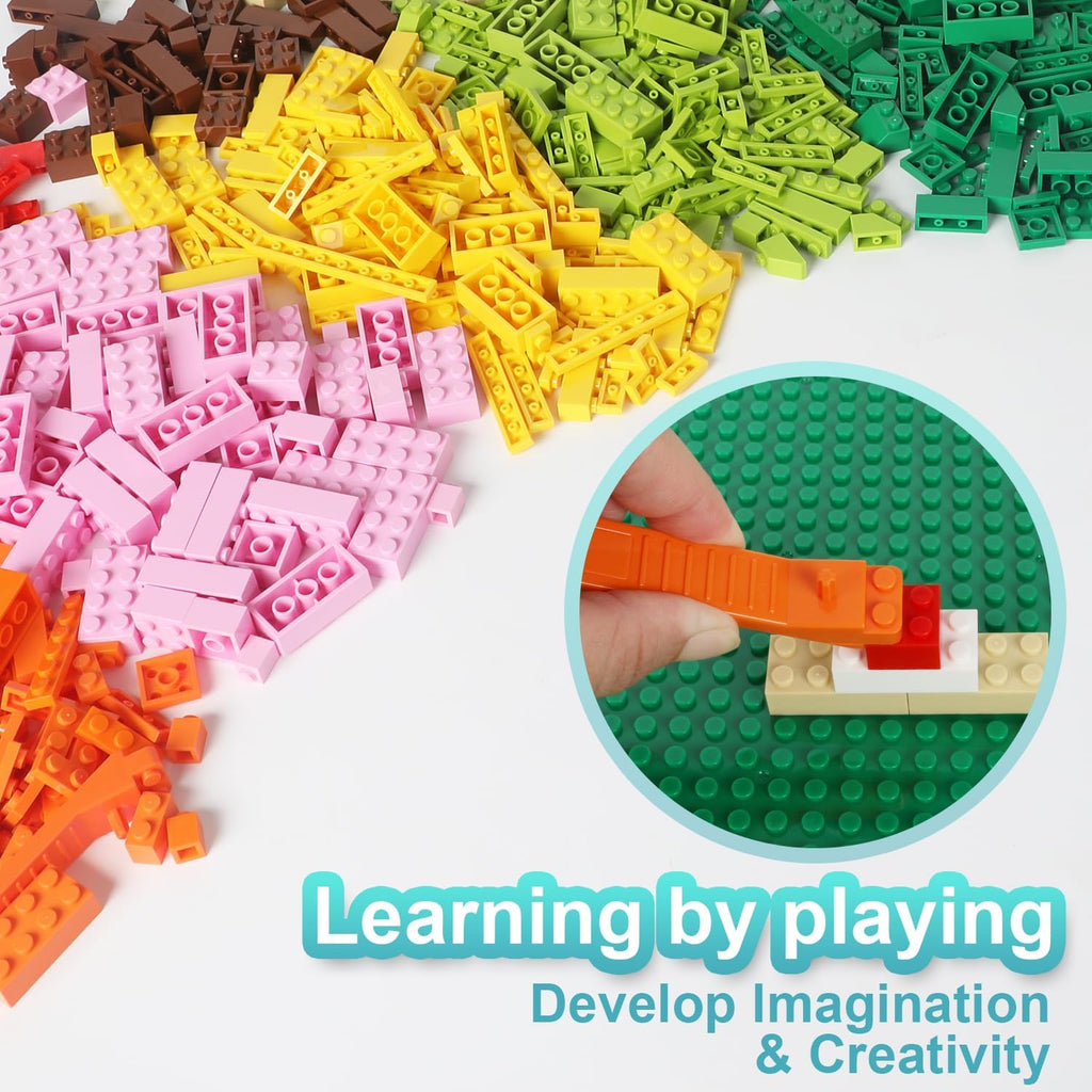 1000 piezas de ladrillos de construcción compatibles con Lego Class...