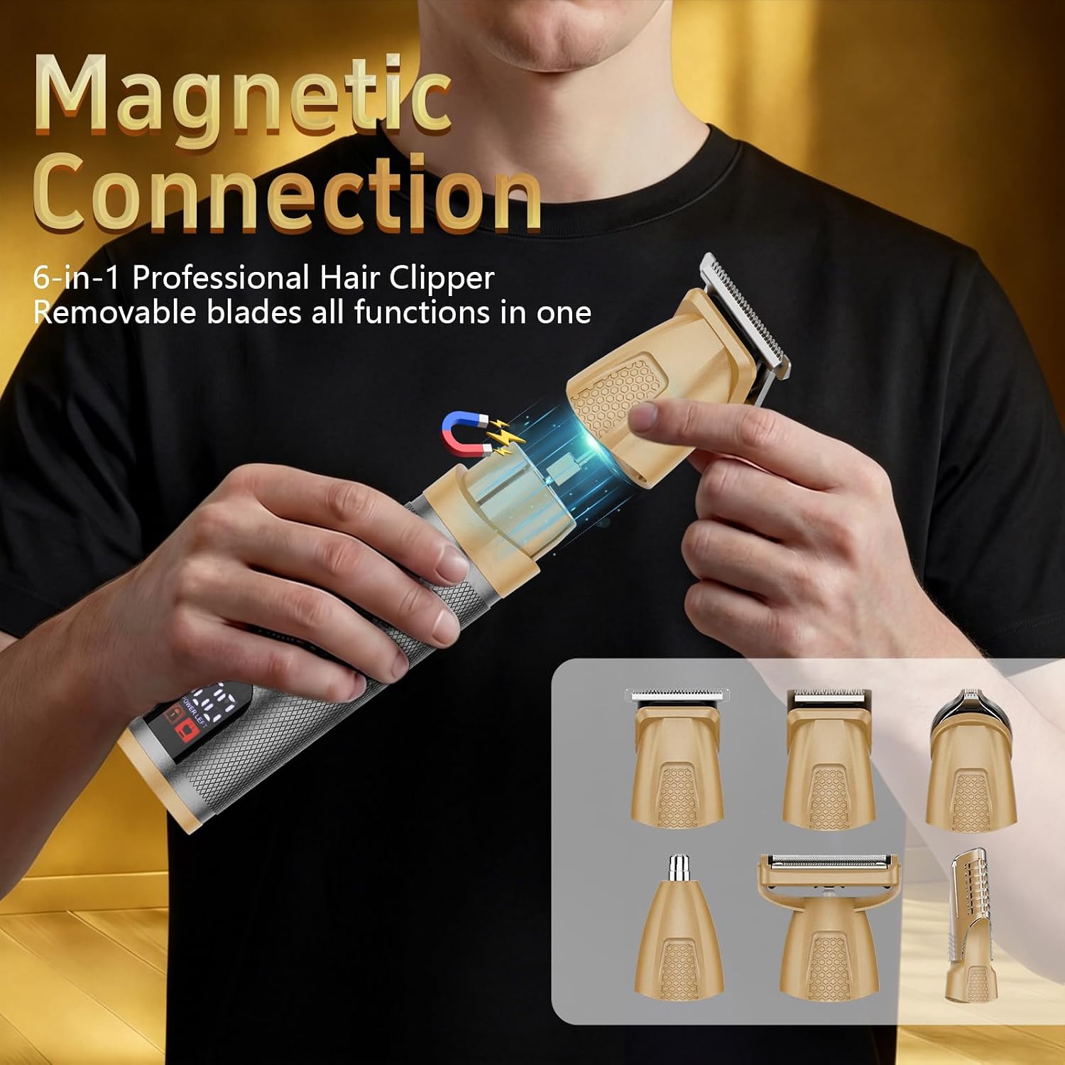 Manscape - Recortadora de cuerpo y barba para hombres, kit de aseo...